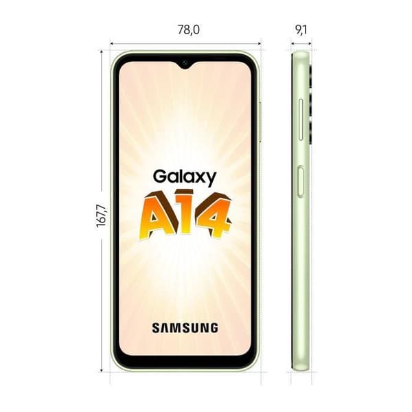 SAMSUNG Galaxy A14 4G Lime 64 GB