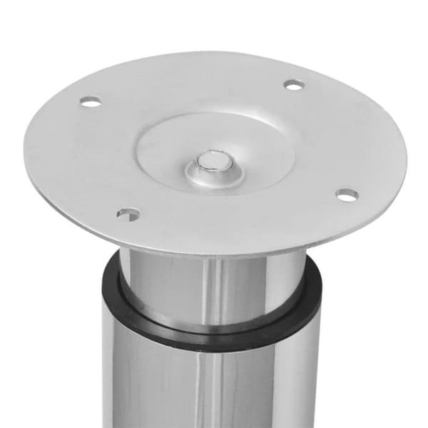 vidaXL Teleskopbordsben 2 st Krom 710 mm - 1100 mm
