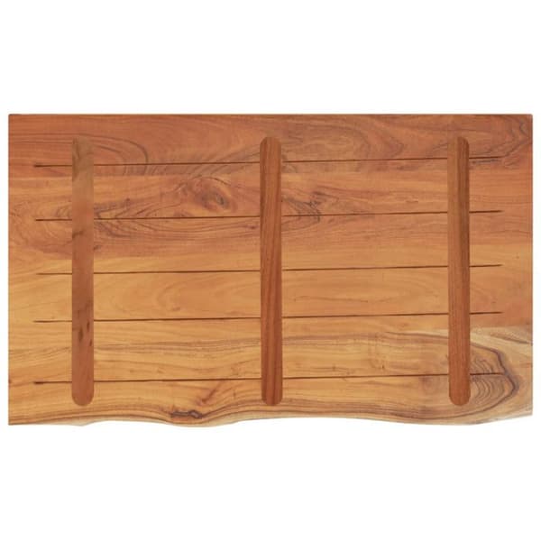 vidaXL Badrumskommod 100x60x2,5 cm rektangulär akacia 370262