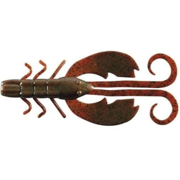 Berkley PowerBait Crazy Legs Chigger Craw - 10 cm Par 8 - Svart Blå Fläck