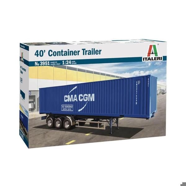 Modelllastbil: Containertrailer 40''