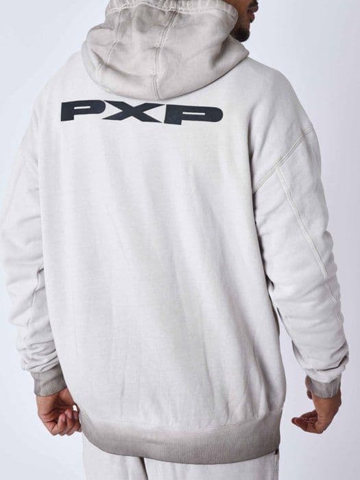 Tvättad Hoodie