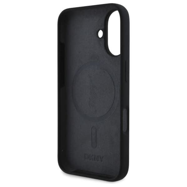Coque för iPhone 16 - DKNY - Flytande silikon - Tryckt logotyp - Optimalt skydd