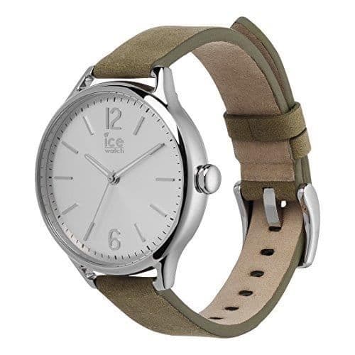 Klocka - ICE-WATCH - ICE time Khaki Silver - Läder - Grön - Chic