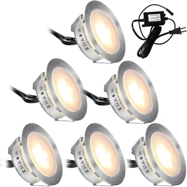 Spot LED Inbyggd Utomhus SMY Lighting 6-pack Varmvit IP67