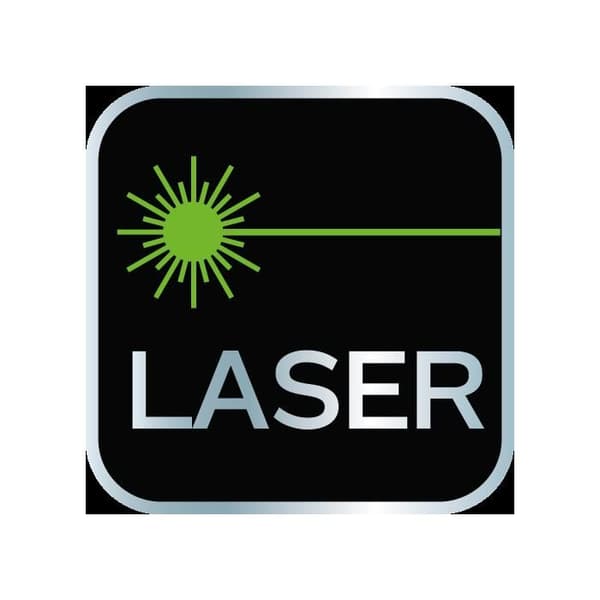 Lasermålplatta, grön