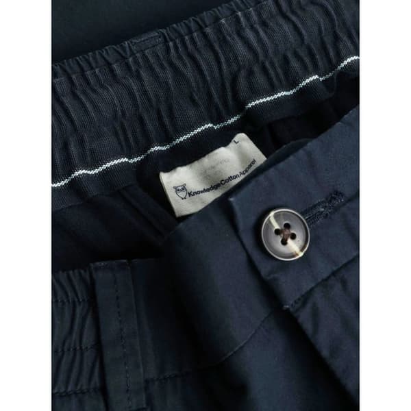Kort i rymlig poplin KnowledgeCotton Apparel Fig