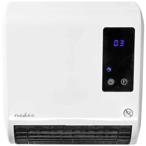 Nedis HTBA20WT Keramisk värmefläkt HTBA20WT 20 m² vit, grå
