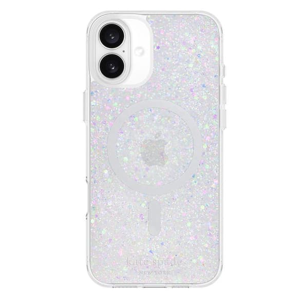 Skyddsskal - KATE SPADE - iPhone 16 Plus - Semi-rigid - Glänsande - Paljetter