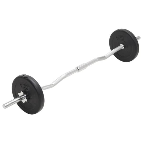 vidaXL Hantel och Bar Set 30 kg 93588