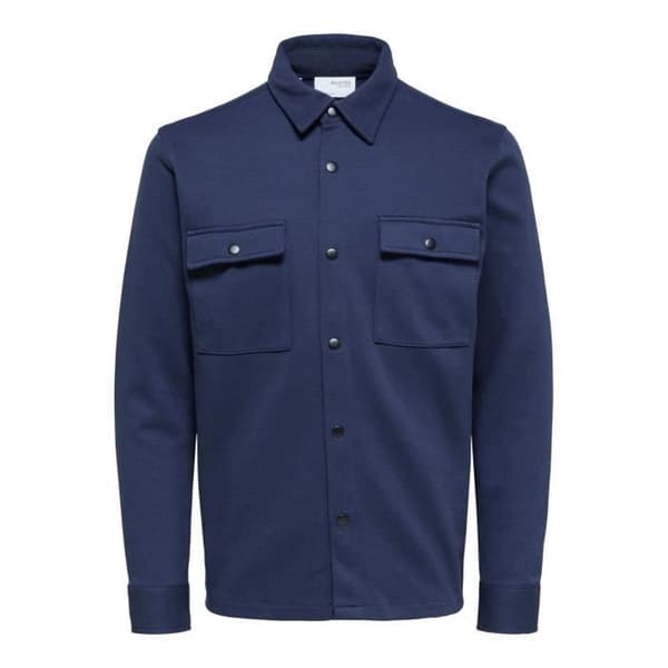 Overshirt Selected Jackie - marinblå blazer - M