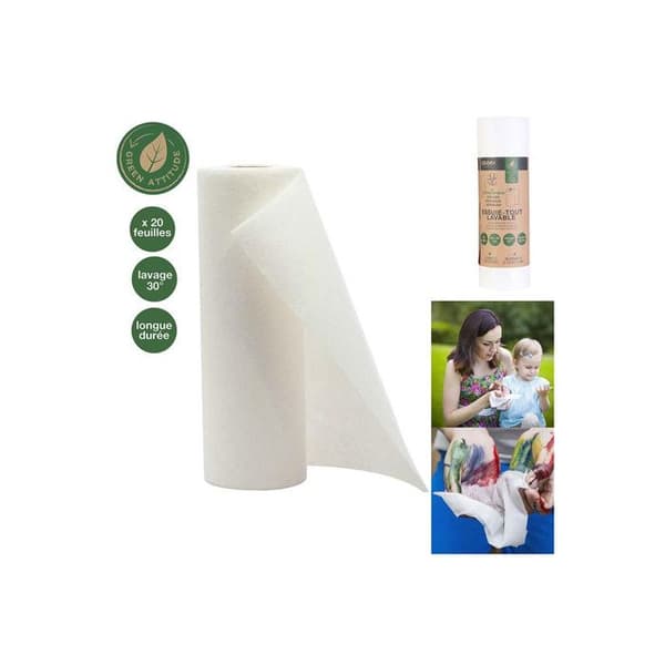 Återanvändbar Pappershandduk 30cm Vit