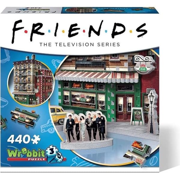 Wrebbit 3D Central Perk Cafe (440st) Vänner:, Flerfärgad