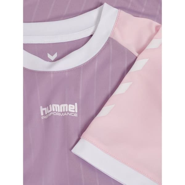 Randig barntröja Hummel - lavendeldimma
