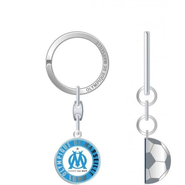 Nyckelring - OM - Boll - Blå - Plastik - Original