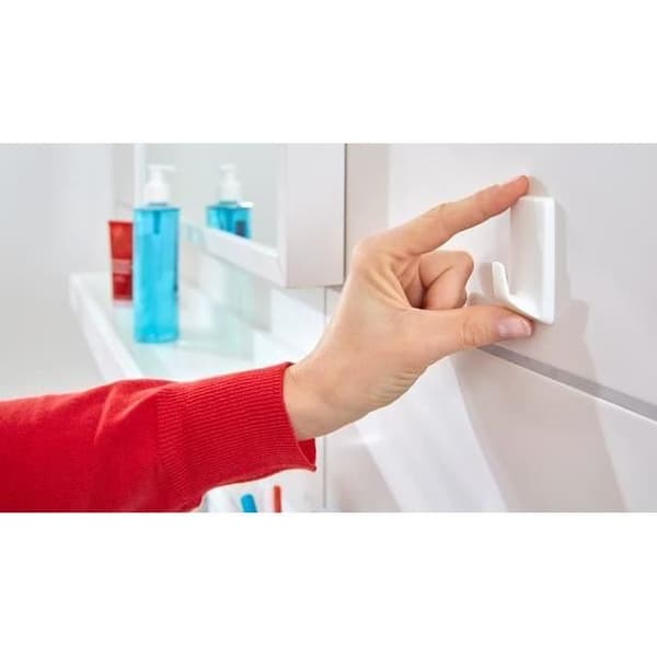 TESA Powerstrips, Interiör, Handdukskrok, Vit, Plast, Tejp, 2 kg