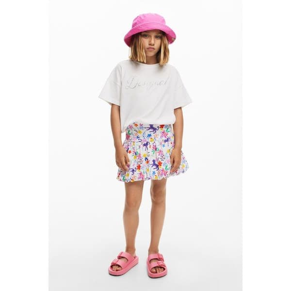 Mini kjol tjej Desigual Sommar