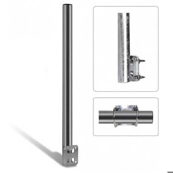 Smart SM80S Stöd SAT för räcke silver | ANTENNEMONTERING - PARABOLMONTERING - ANTENNESTÖD - PARABOLSTÖD