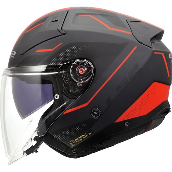 LS2 OF603 Infinity II Veyron jetmotorcykelhjälm