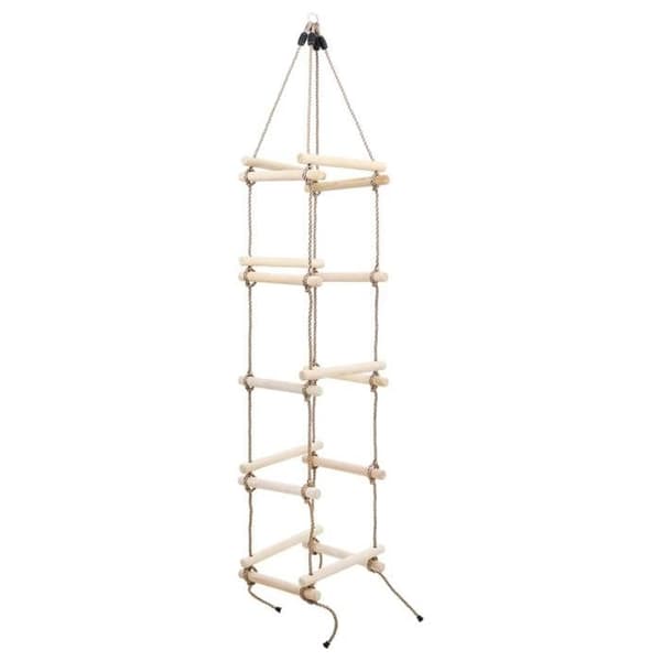 vidaXL repstege för barn 200 cm Trä 91802