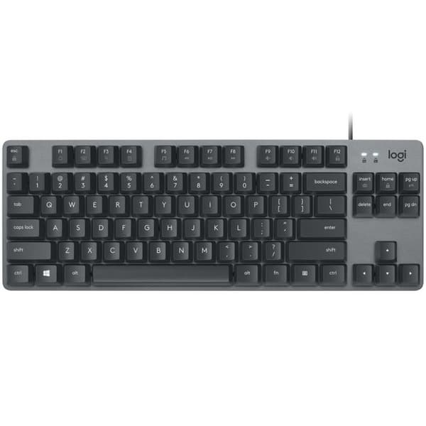 Tangentbord - LOGITECH - K835 TKL - Trådad - Bakgrundbelyst - Grafitgrå
