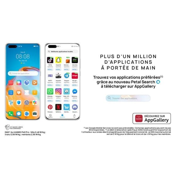 HUAWEI P40 Lite 128 GB Grön (Google-tjänster inte integrerade)
