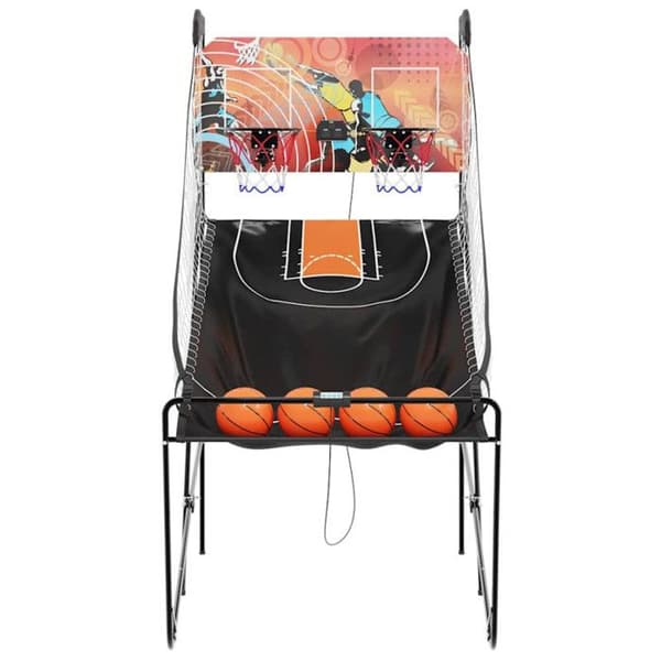 Basketbollarkadmaskin med 4 bollar för 2 spelare