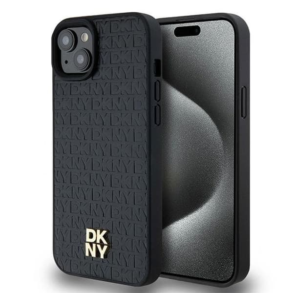 Mobilskal - DKNY - iPhone 15 Plus - Läder - Elegant design - Optimal skydd