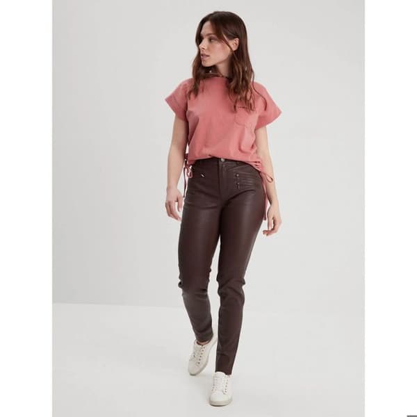 Läderbyxor dam Rose Garden Dina Lamb Stretch