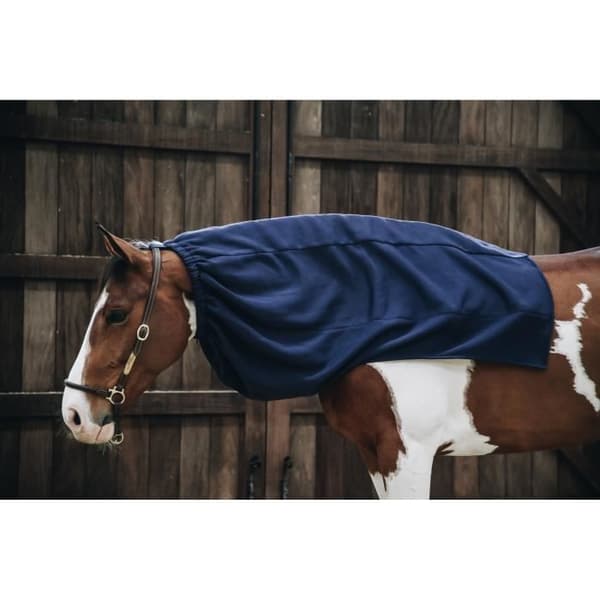 Kentucky Cooler Fleece hästhalsduk - marinblå - Hel