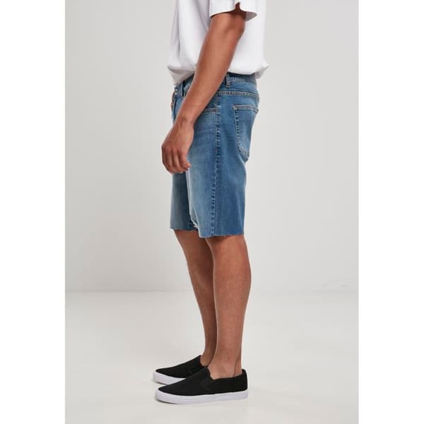 Korta jeans - Urban Classics - Herr - Blå - Regular - Denim stretch 9,5 oz