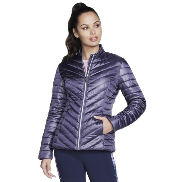 Kläder Dam - Lila - Skechers GO Shield Shine Jacka