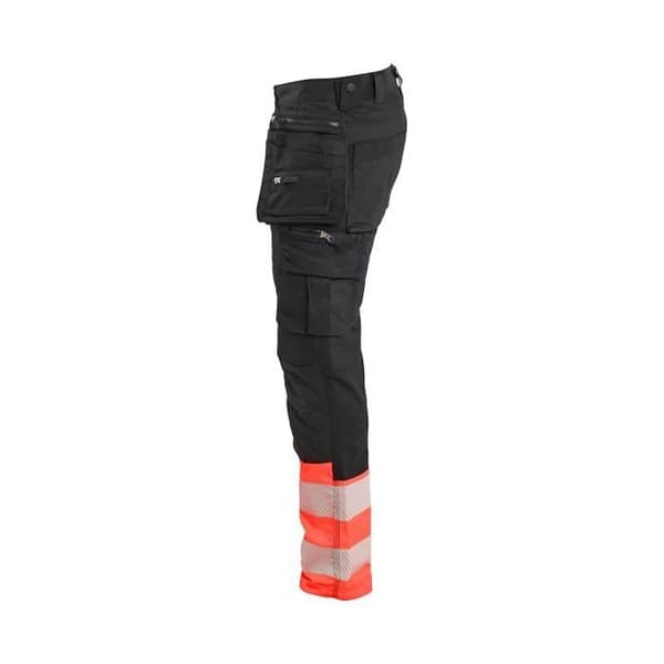 Blaklader stretch arbetsbyxor med hög synlighet