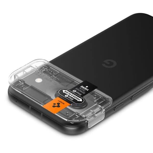 Skydd för objektiv - SPIGEN - Optik.TR - Härdat glas 9H - Kompatibel med Google Pixel 8A - Pack om 2