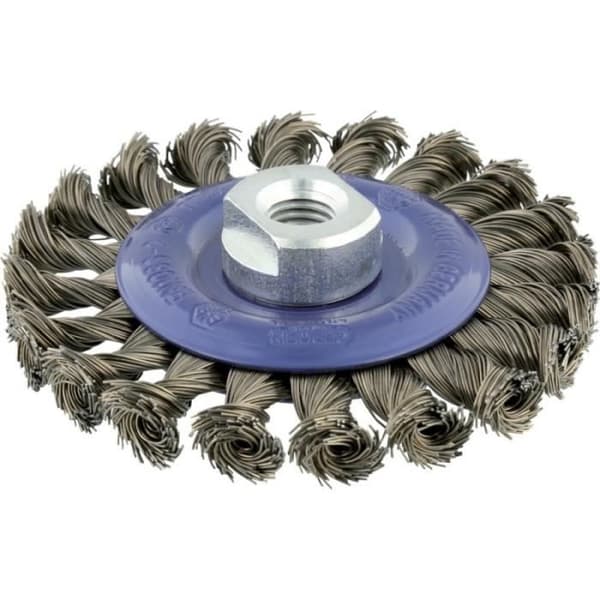 Rund stålborste 115x12mm M14x2, gez.Osborn (Per 10)