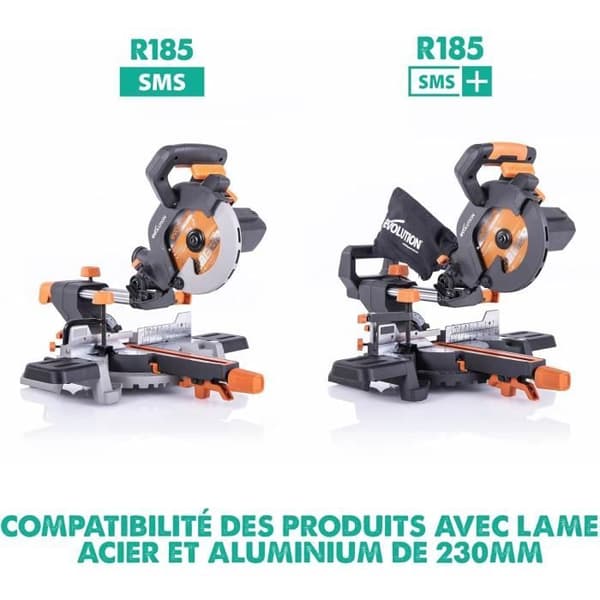 Sågblad - Evolution - A185TCT-60MS - 185mm - 60 Tänder - Invändigt hål 25,4mm