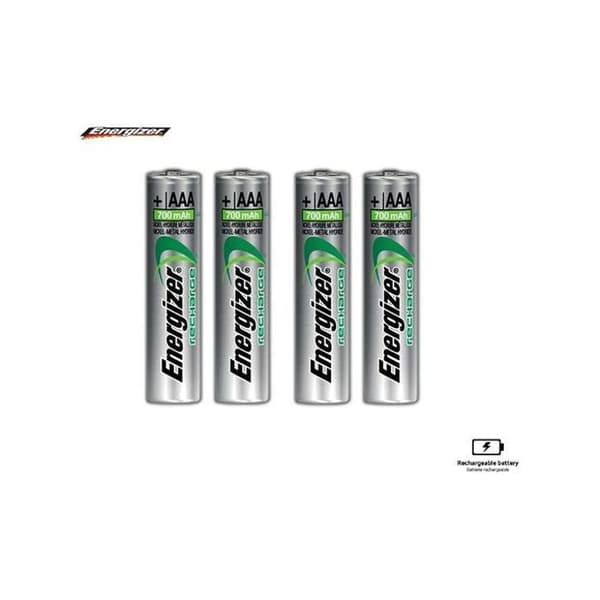 Energizer Power Plus AAA/LR3 700mAh uppladdningsbara batterier, 4-pack