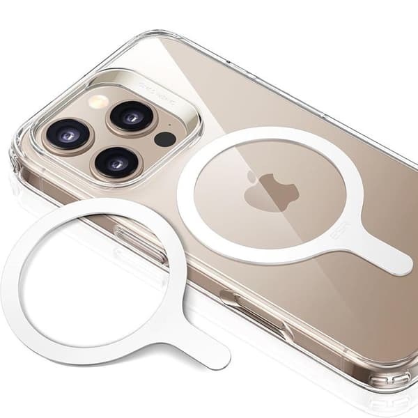 MagSafe HaloLock laddaradapter (set 2) - Universellt ring ESR 360 - Vit