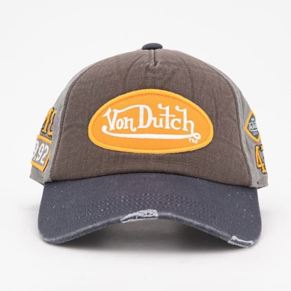 Baseballkeps - Von Dutch - Jack GMO - Grå - Retro - One size