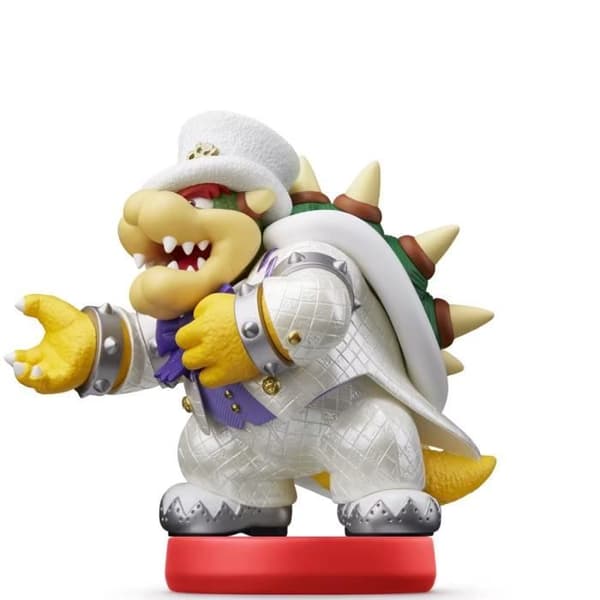Amiibo Figur - Mario, Peach & Bowser (bröllopskläder) • Super Mario Collection