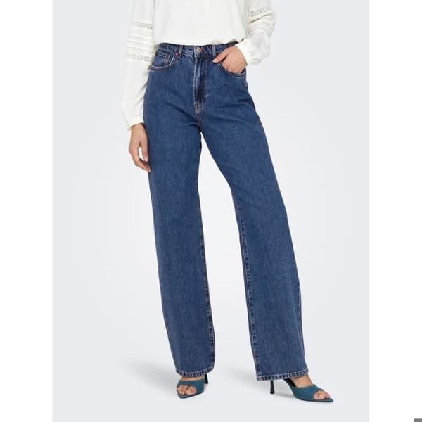 Jeans dam Only Onlsilje - medelblå denim