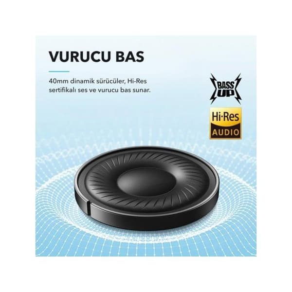 Hörlurar - SOUNDCORE - Q20i - Vit - Bluetooth - Inbyggd mikrofon