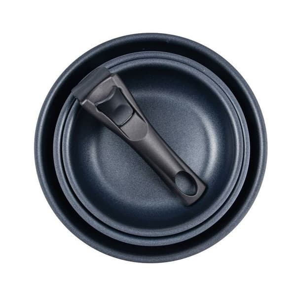 Kittelset - BERGNER - Click & Cook - Aluminium - 4 delar - Avtagbart handtag