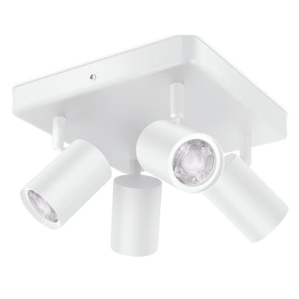 Spot LED - WIZ - IMAGEO - 4 orienterbara spotlights - Vit - Inomhus - Samtida
