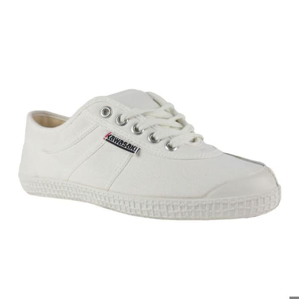 KAWASAKI Basic 23 Canvas Skor K23B 01 Vit