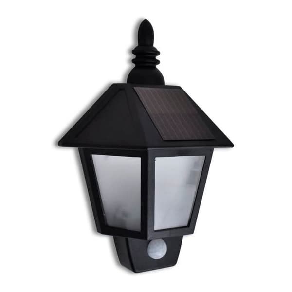 vidaXL Solcellsvägglampa med rörelsesensor 41182