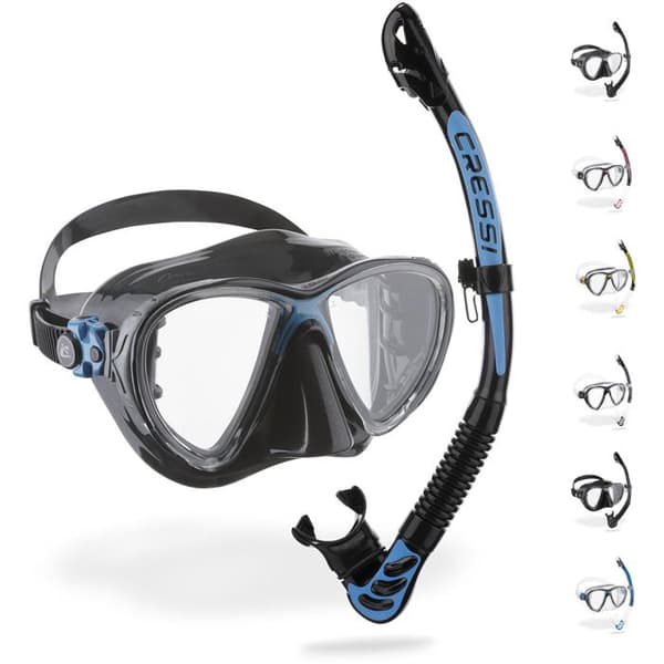 CRESSI Big Eyes Evolution Combo Svart;Blå