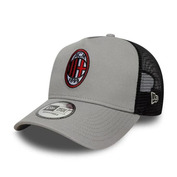 Casquette 9FORTY A-Frame Trucker AC Milan Patch Grå