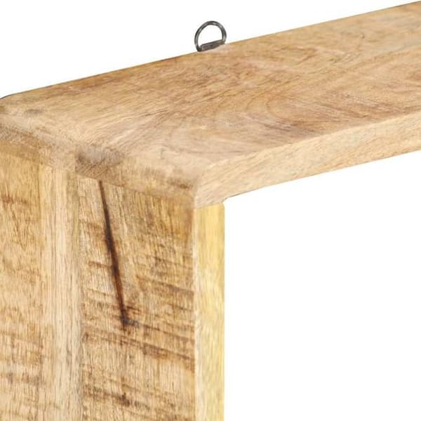 vidaXL Kubhyllset 3 st i solid mangoträ 285844