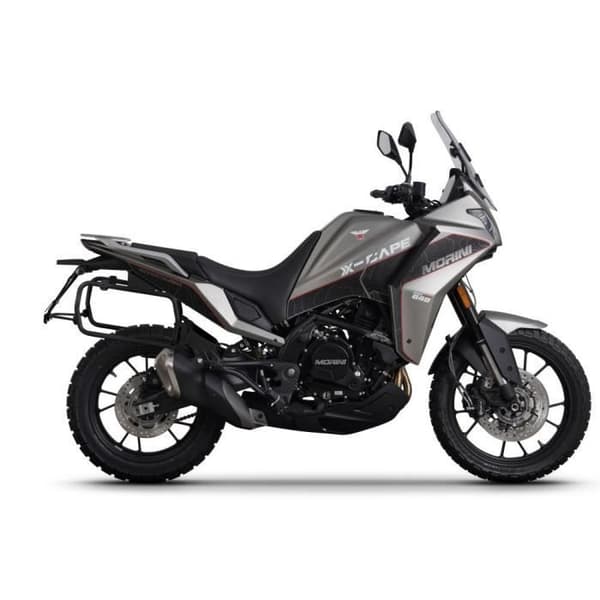 Shad 4P System sidofodral stöder Moto Morini X-Cape 649 - silver/svart - TU